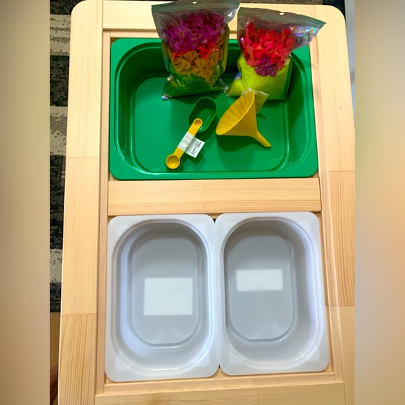 IKEA Toys Nib Flisat Sensory Table Comes With Two Small Containers